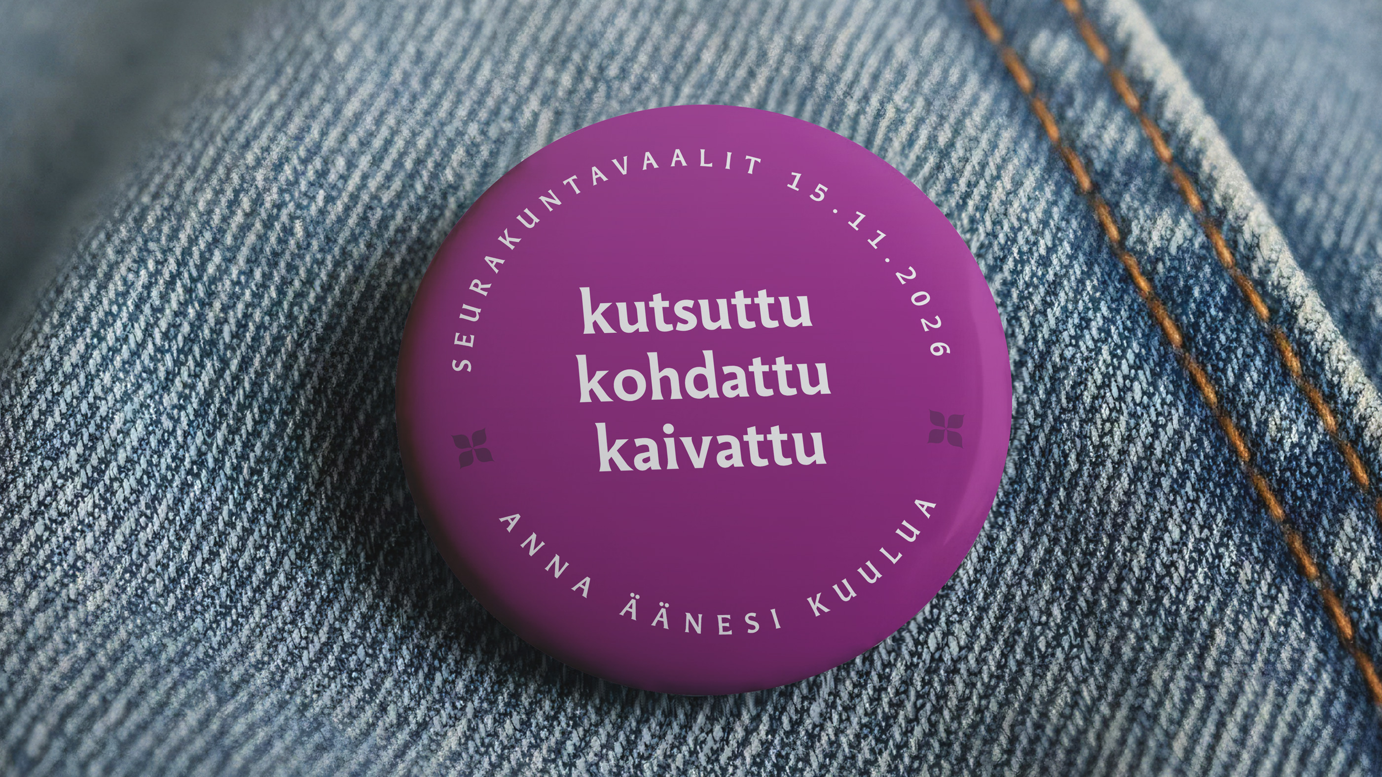 Seurakuntavaalipinssi