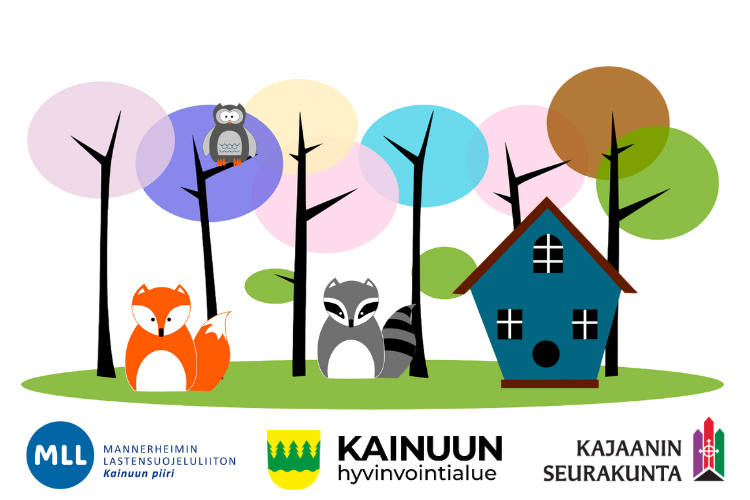 Perheiden Pesäkolo- kohtaamispaikka Linnantaus pesäkolon logo