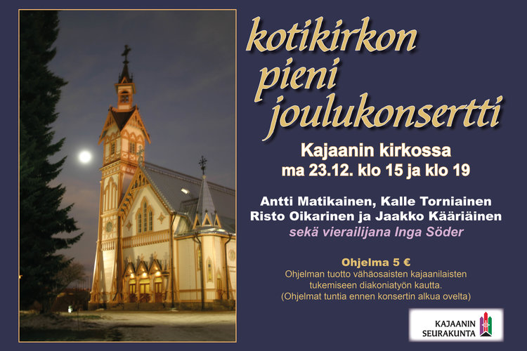 Kotikirkon pieni joulukonsertti Kotikirkon pieni joulukonsertti