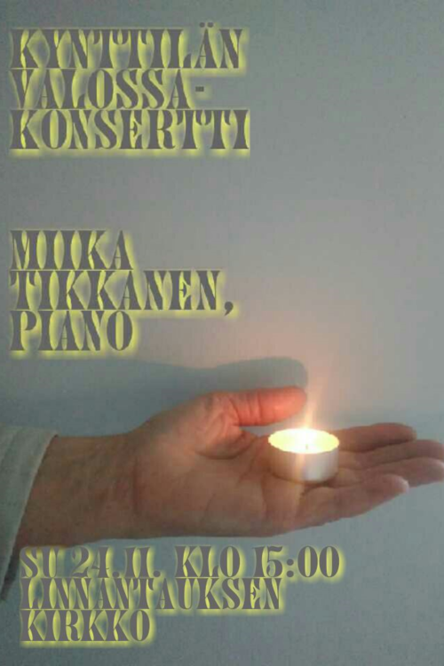 Pianokonsertti Kynttilän valossa Pianokonsertti Kynttilän valossa
